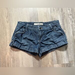 Joe's Jeans Denim Shorts - Size Medium, Dark Wash, Casual Summer Style, Rolled